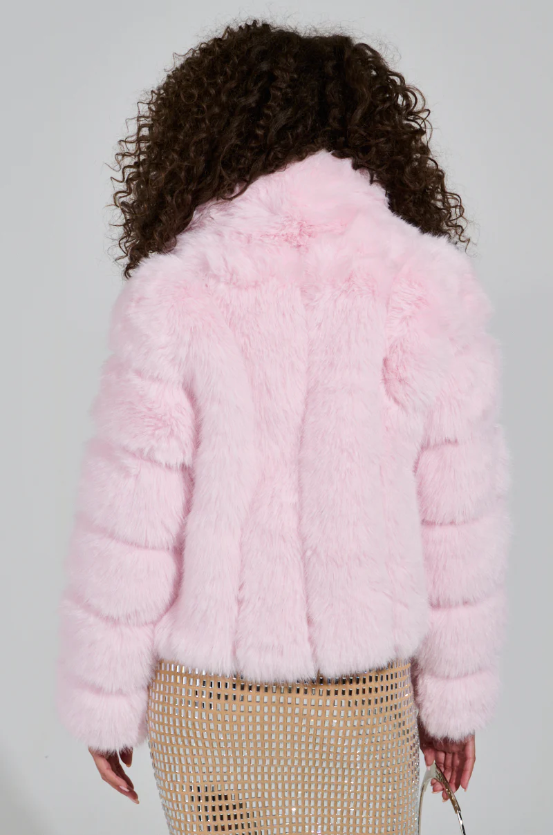 BERRIES AND CREAM FAUX FUR JACKET - Image 5