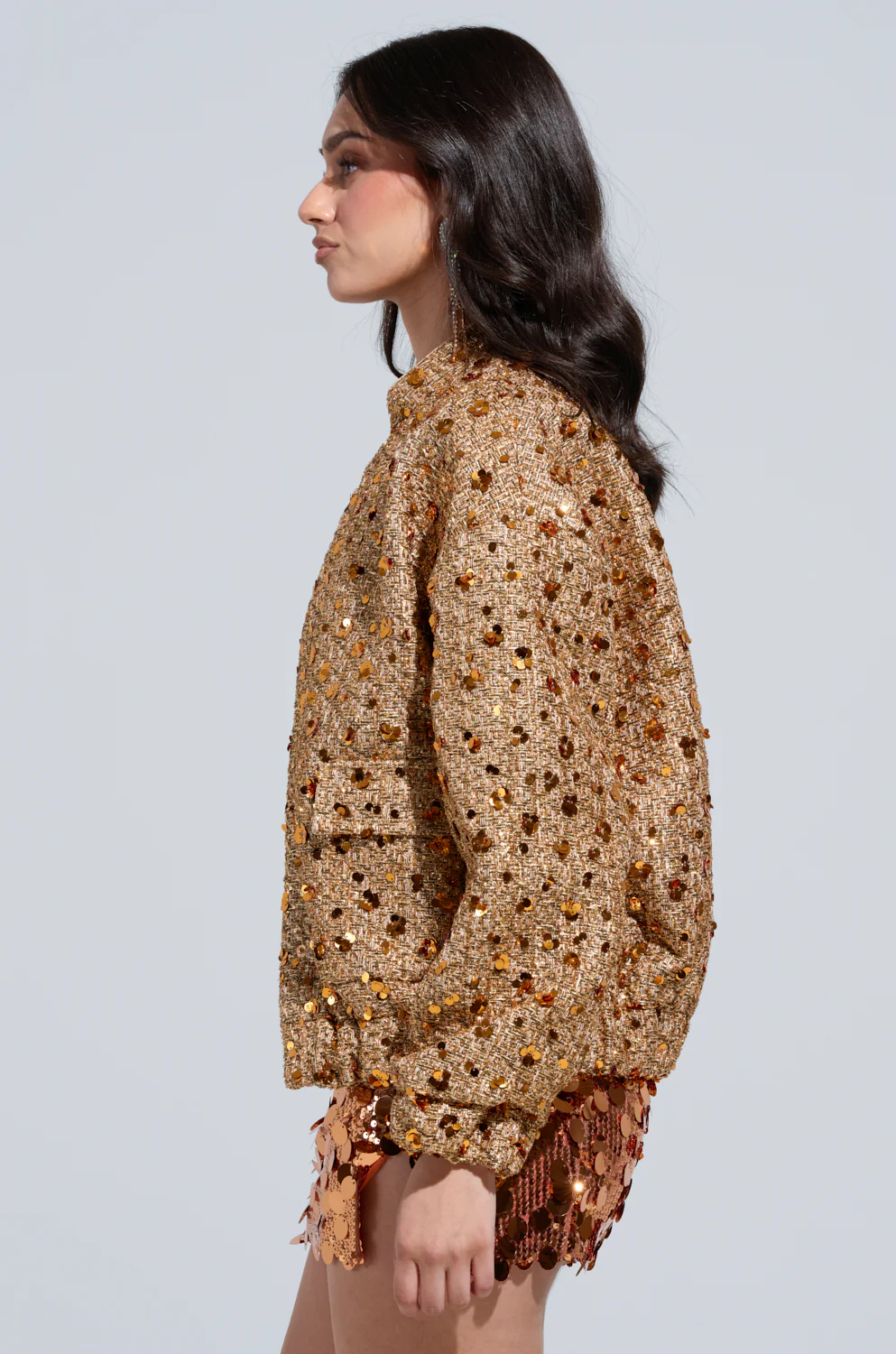 BEST BEHAVIOR TWEED BOMBER - Image 3