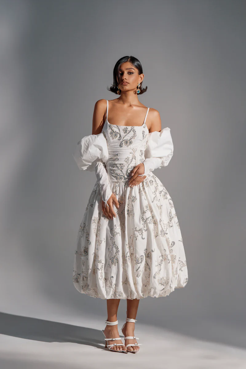 BEST DRESSED PRINTED MIDI DRESS - Image 2