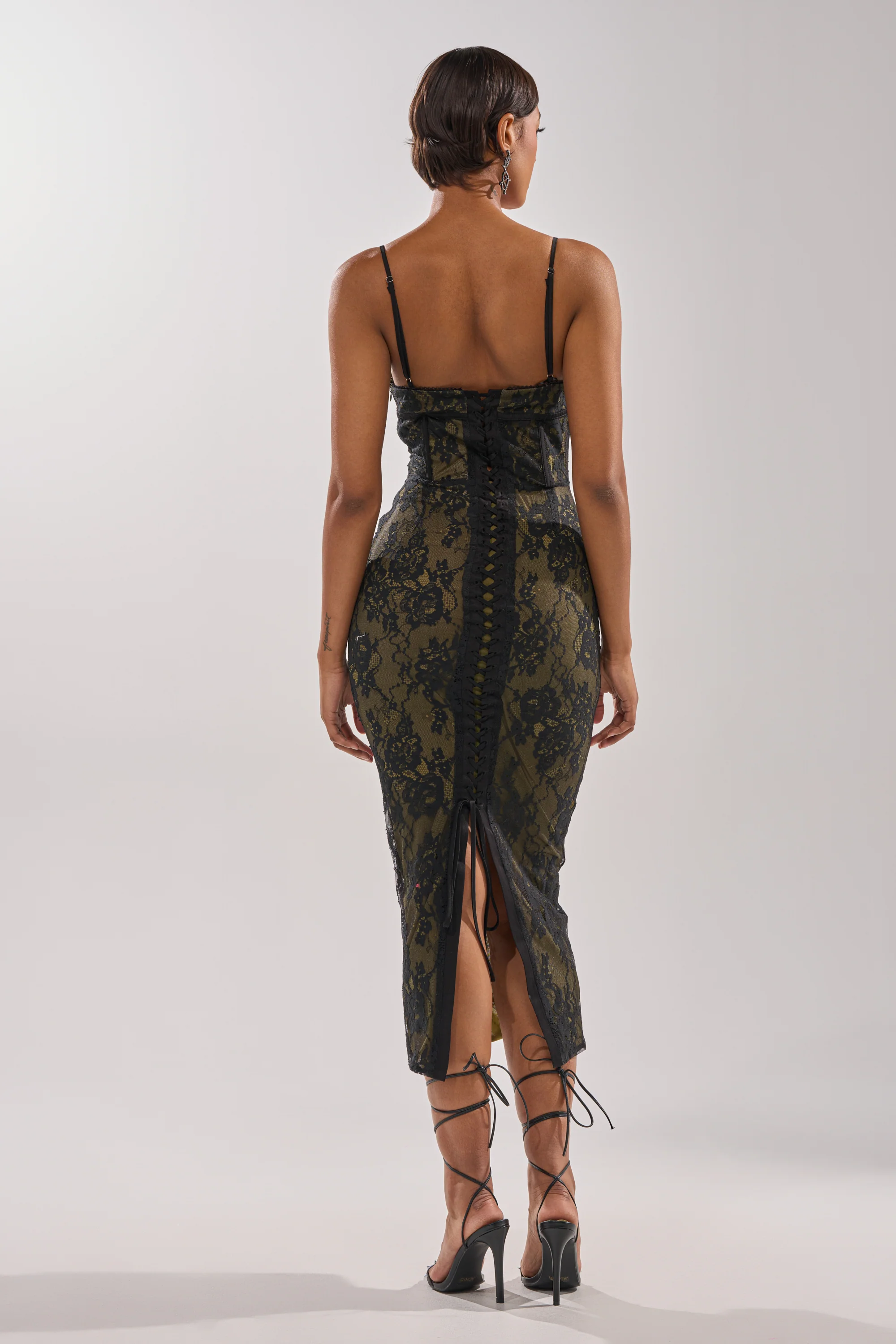BETTER BELIEVE IT LACE MAXI DRESS - Image 5