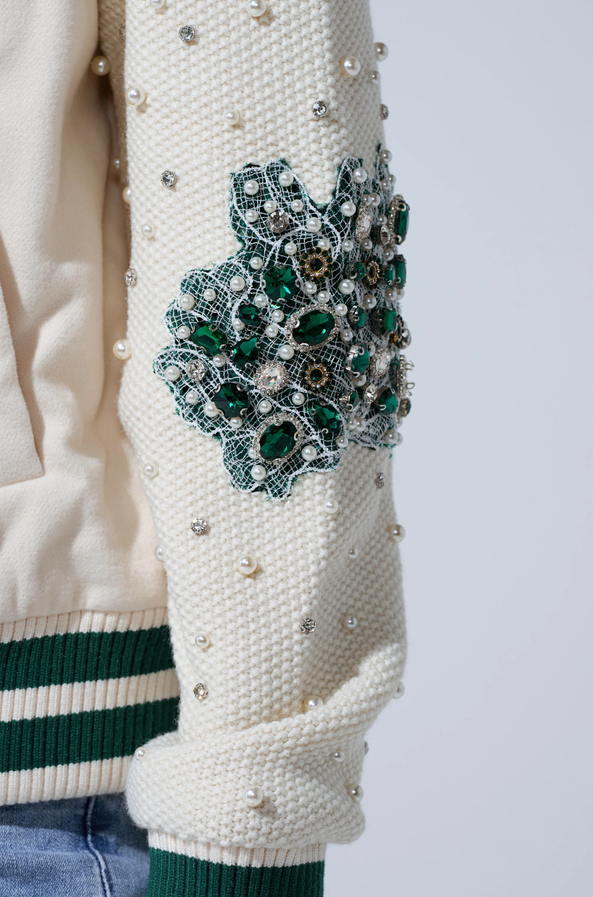 BETTER LUCK NEXT TIME EMBELLISHED BOMBER - Image 10