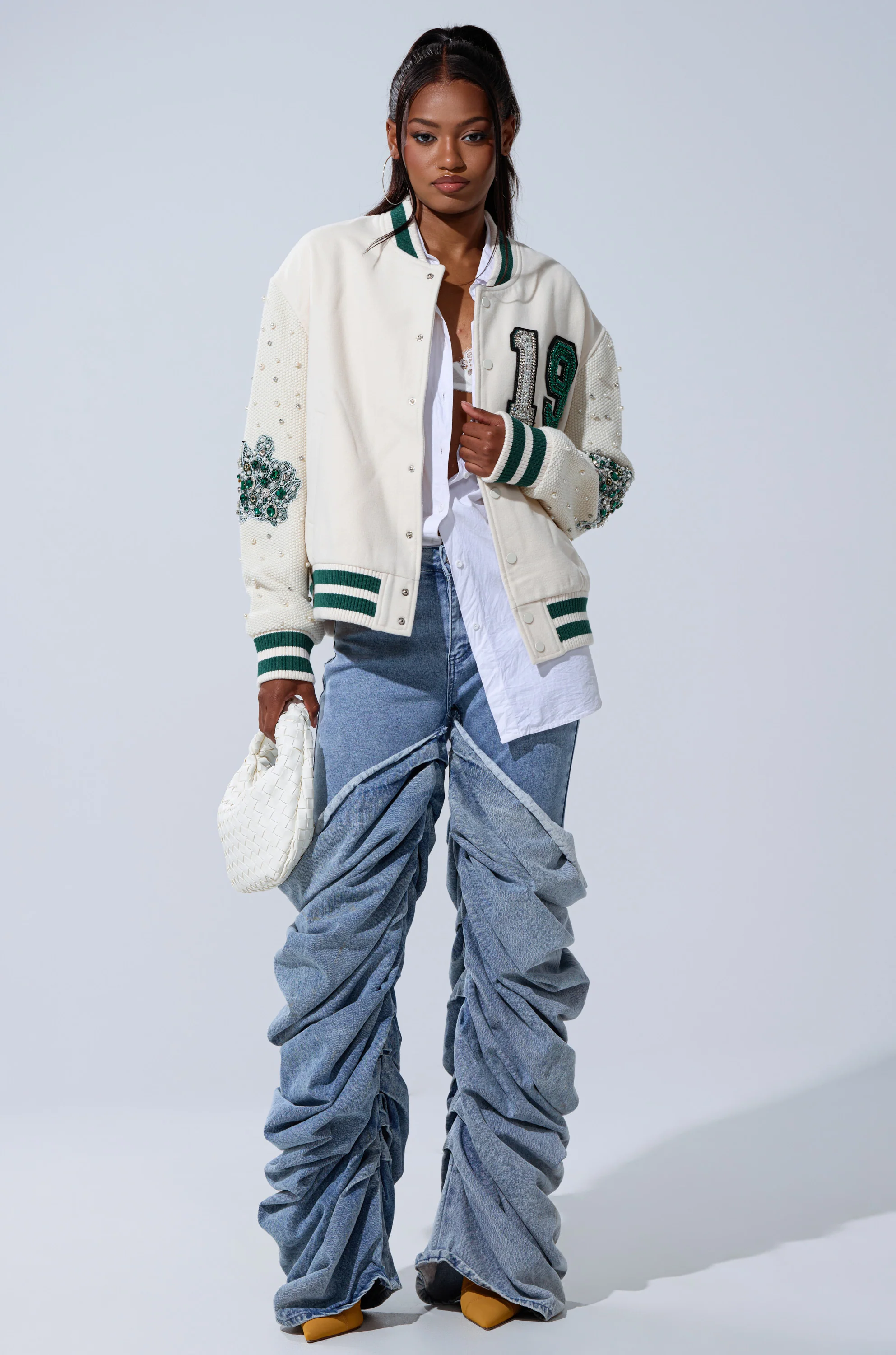 BETTER LUCK NEXT TIME EMBELLISHED BOMBER - Image 7