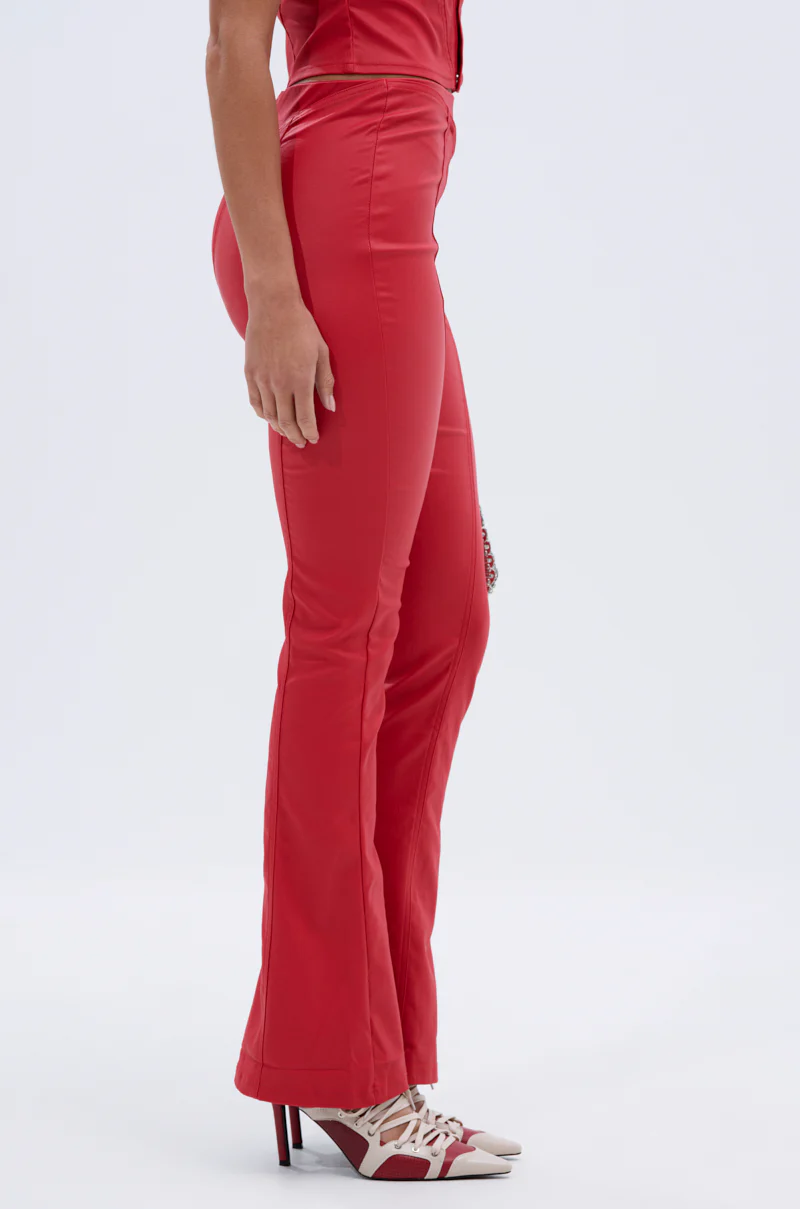 BIG CITY LIVIN FAUX LEATHER LEGGING - Image 4