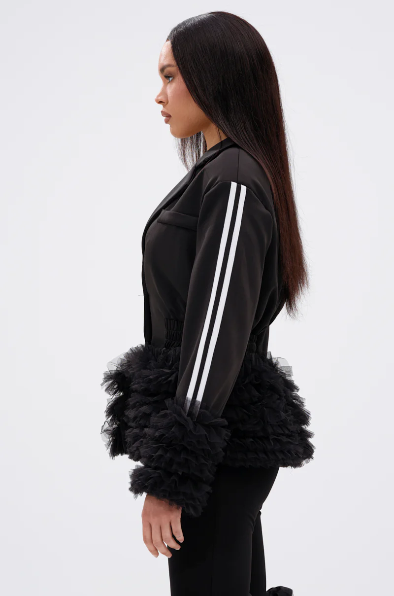 BIG HIT TULLE TRIM BLAZER - Image 5