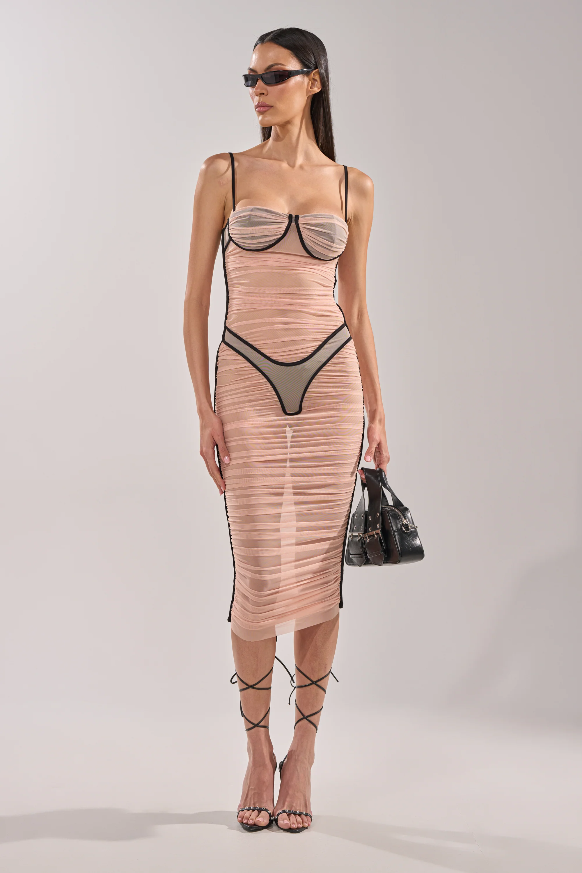 BIKINI BABE MESH MIDI DRESS - Image 2