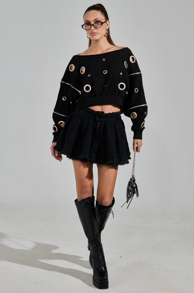BINKEY MINI PLEATED SKIRT - Image 6