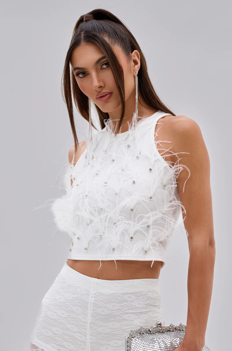 BIRDS OF A FEATHER SLEEVELESS TOP - Image 3