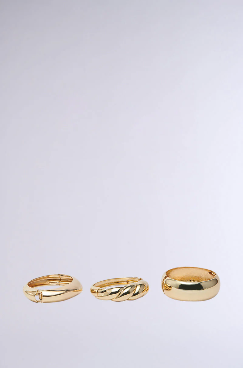 BITE ME GOLD BRACELET SET - Image 3