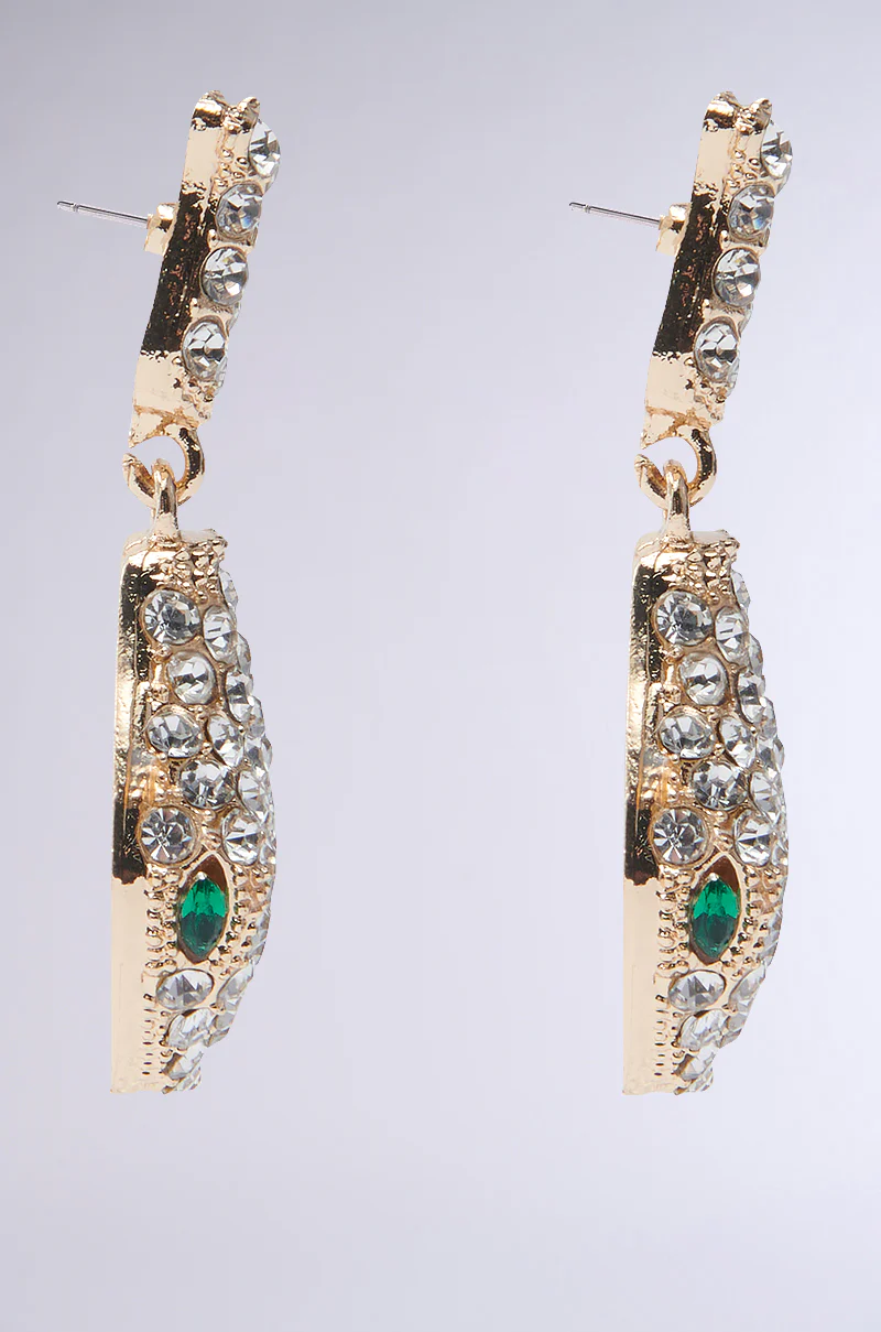 BITE ME LUXE SNAKE NECKLACE AND EARRINGS SET - Image 5