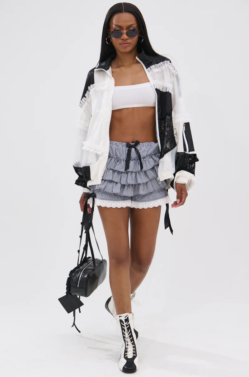 BLACK DAHLIA PATCHWORK BOMBER - Image 9