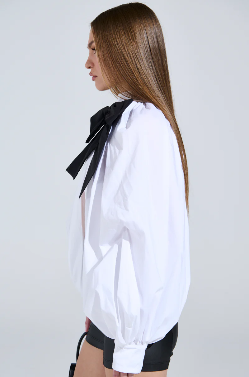 BLACK TIE AFFAIR BLOUSE - Image 3