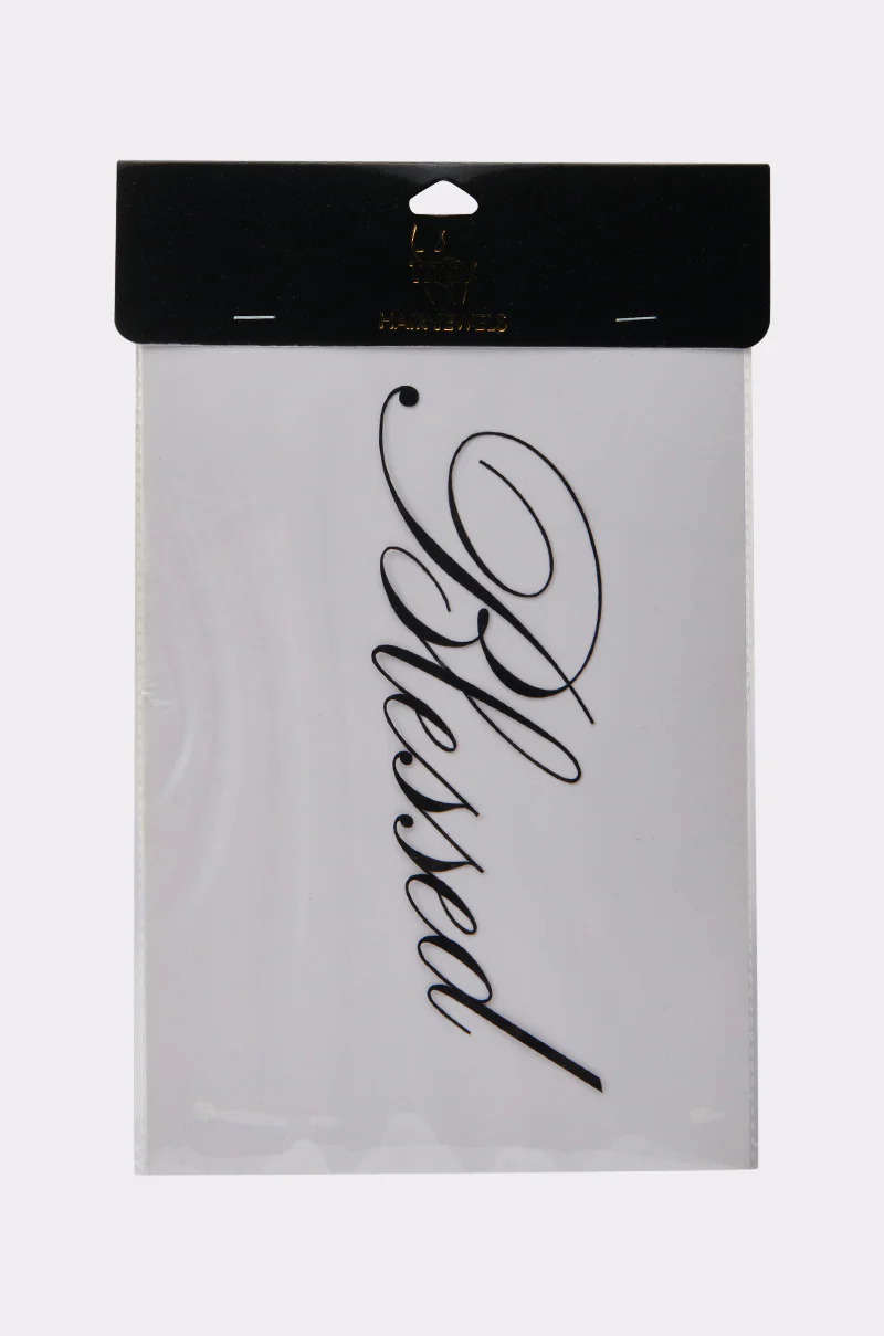 BLESSED BODY AND HAIR STICKER - Image 3