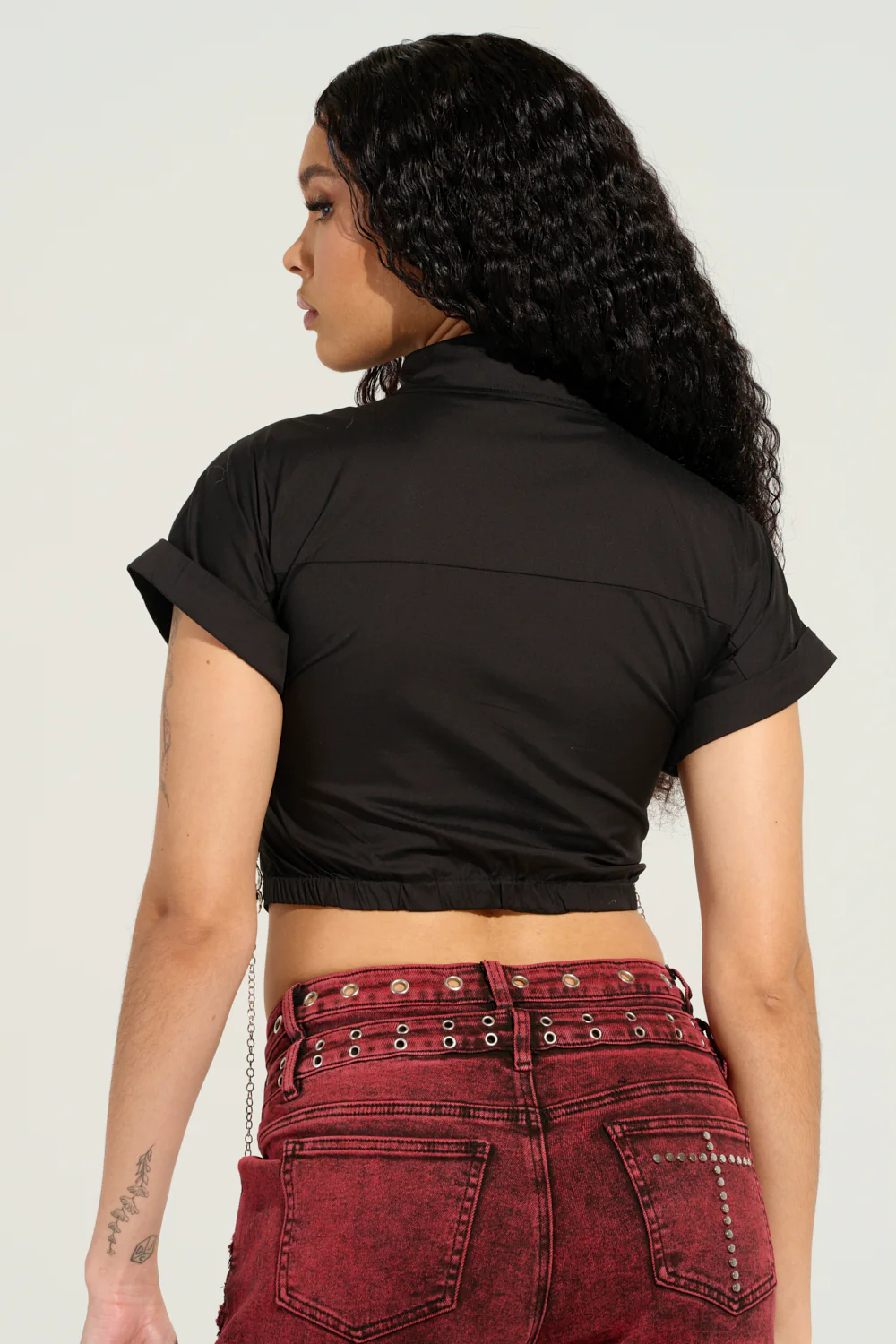 BLESSED SHORT SLEEVE BUTTON DOWN - Image 4