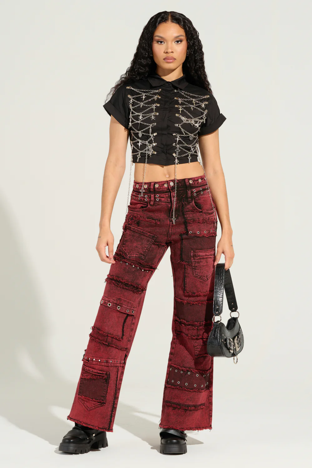 BLESSED SHORT SLEEVE BUTTON DOWN - Image 6