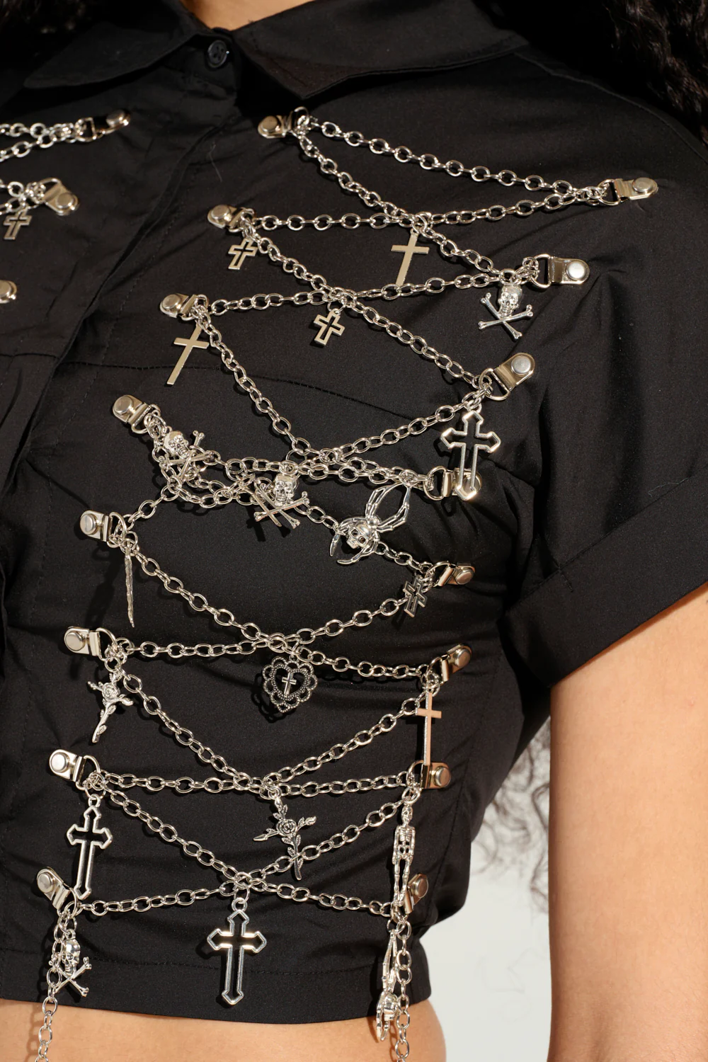 BLESSED SHORT SLEEVE BUTTON DOWN - Image 7