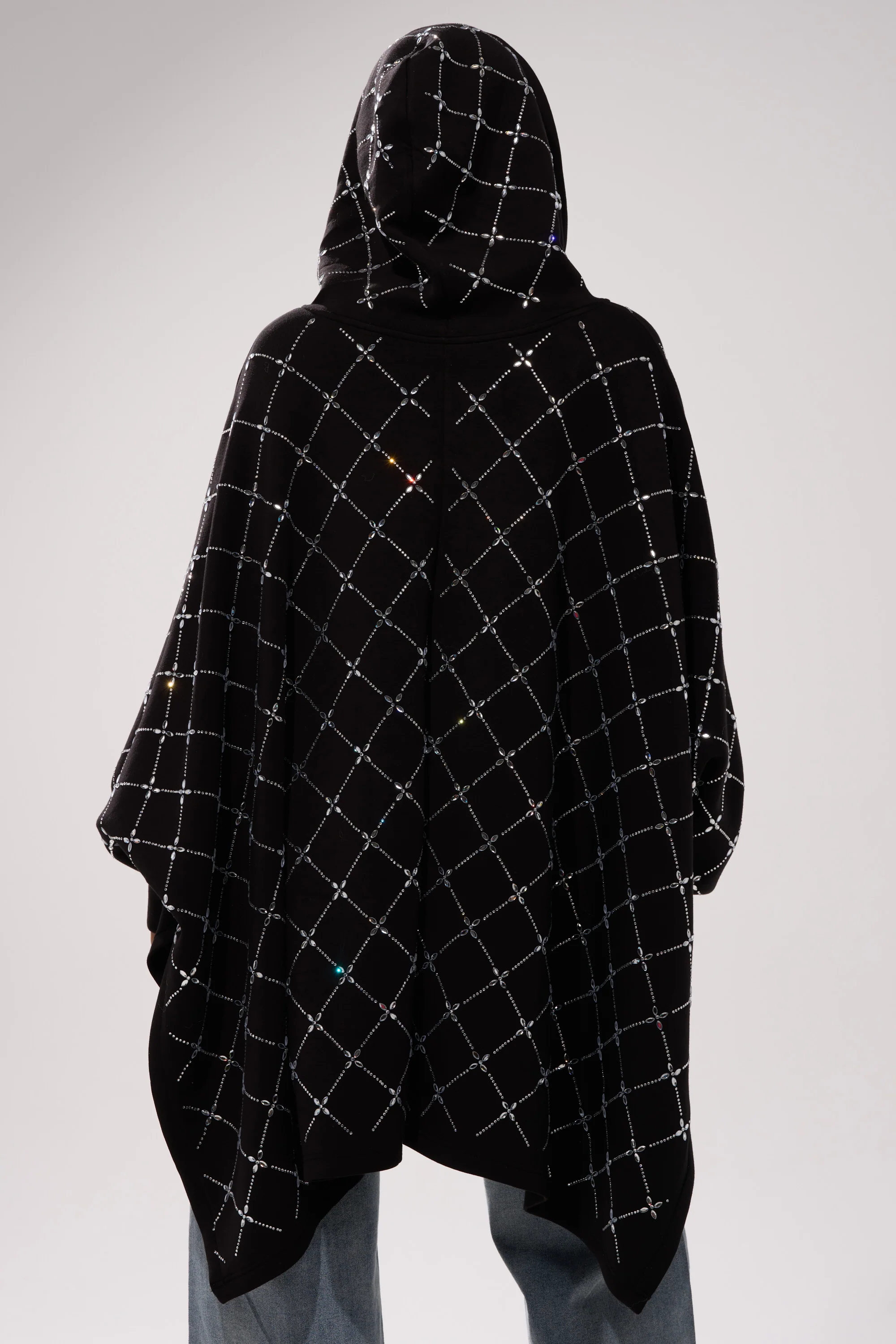 BLING BLING OVERSIZED ZIP UP SWEATSHIRT - Image 6