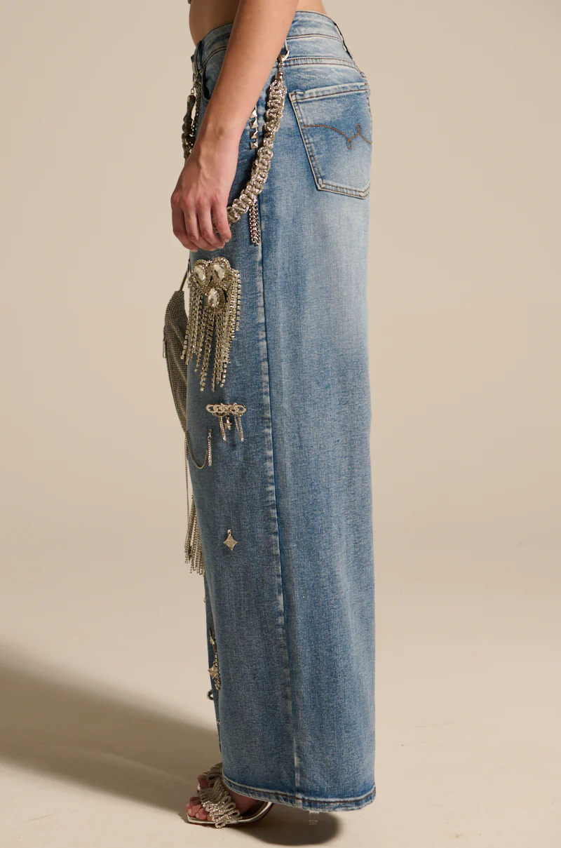 THE BEST ONE YET RELAXED FIT BLING DENIM JEANS - Image 7