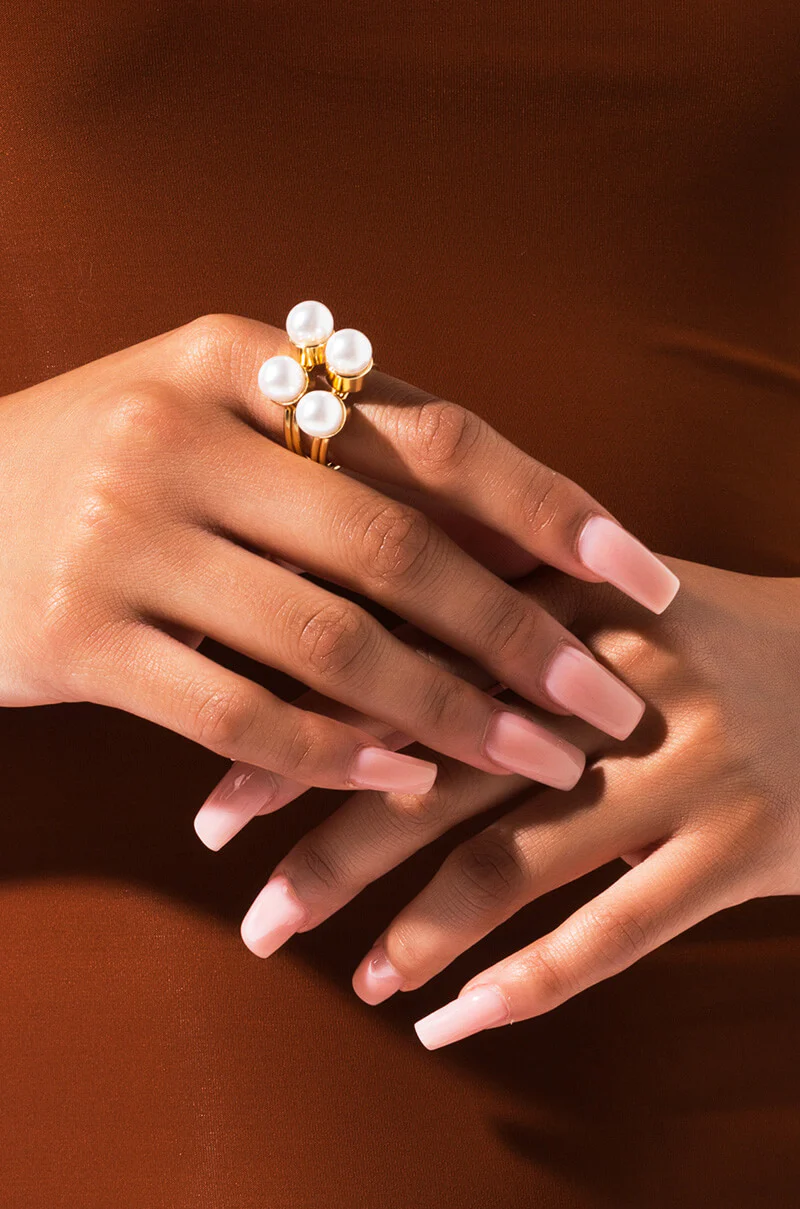 BLOOM PEARL COCKTAIL RING