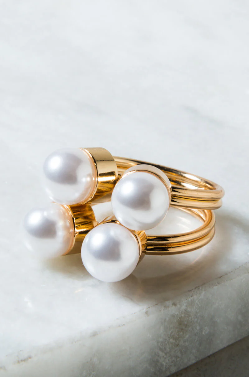 BLOOM PEARL COCKTAIL RING - Image 2