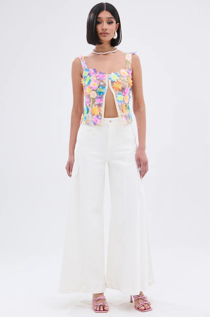 FLOWER POWER SHEER CORSET - Image 8