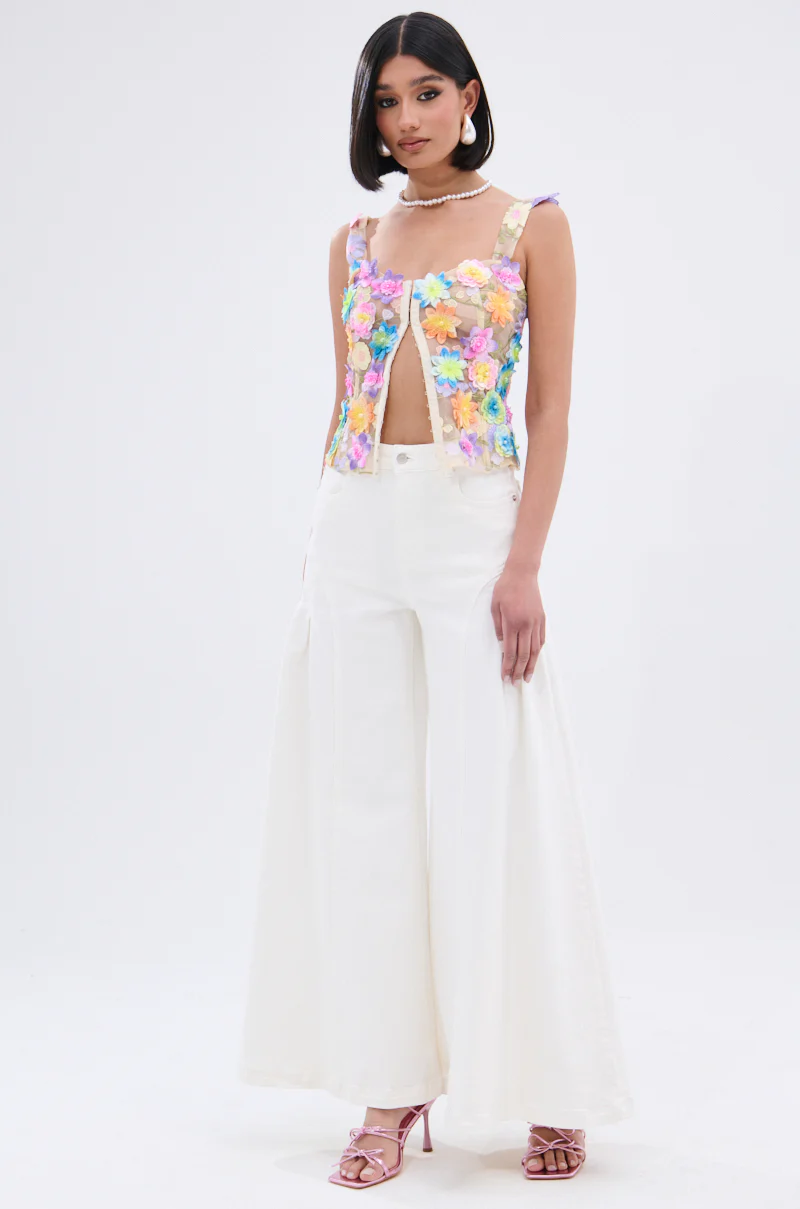 FLOWER POWER SHEER CORSET - Image 9