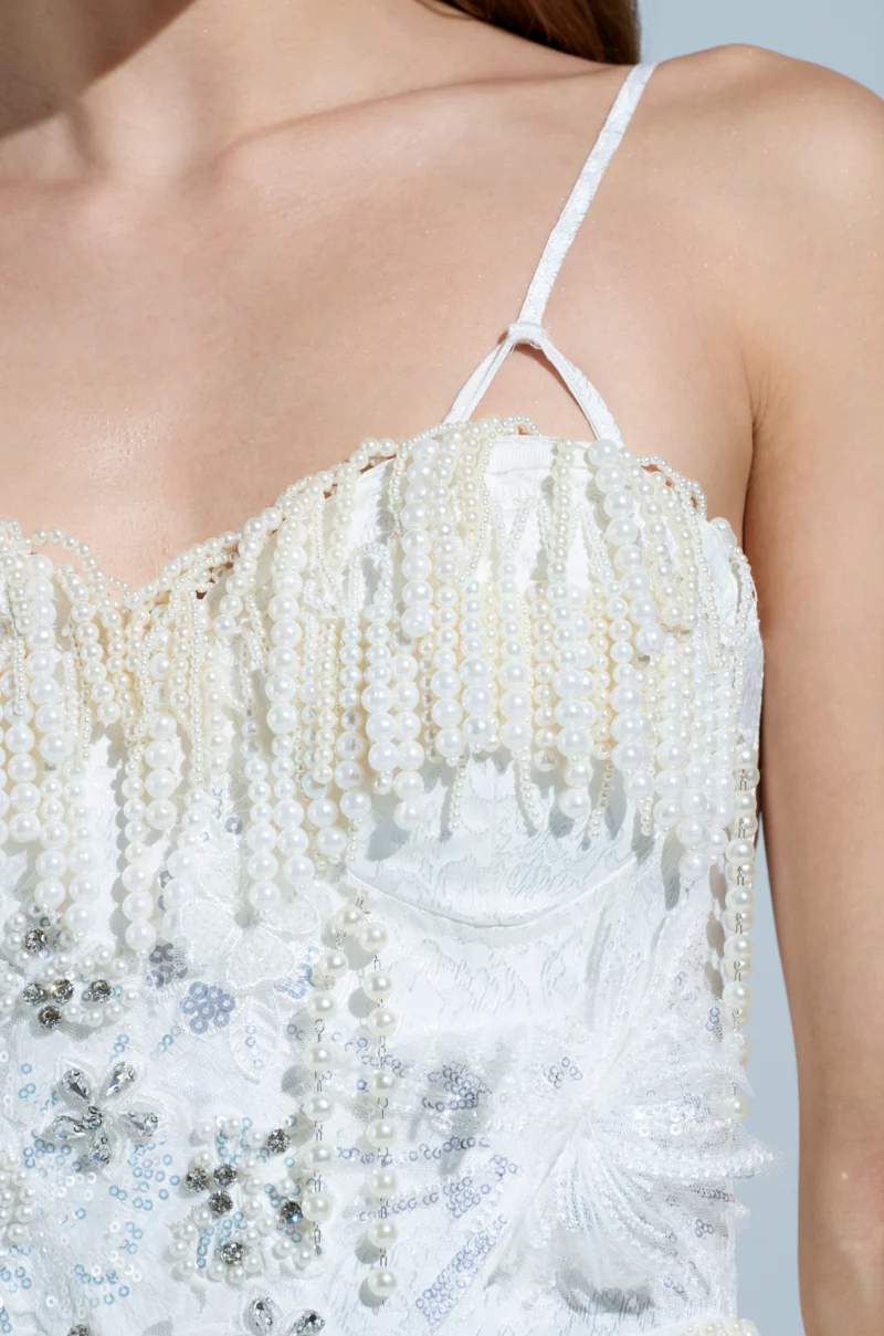 BOLD FRINGE PEARL TOP - Image 7