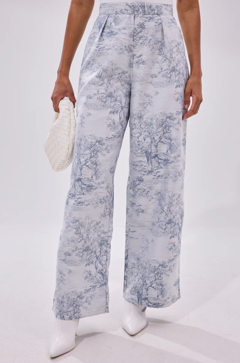BOOKED N BUSY JACQUARD TROUSER - Image 2