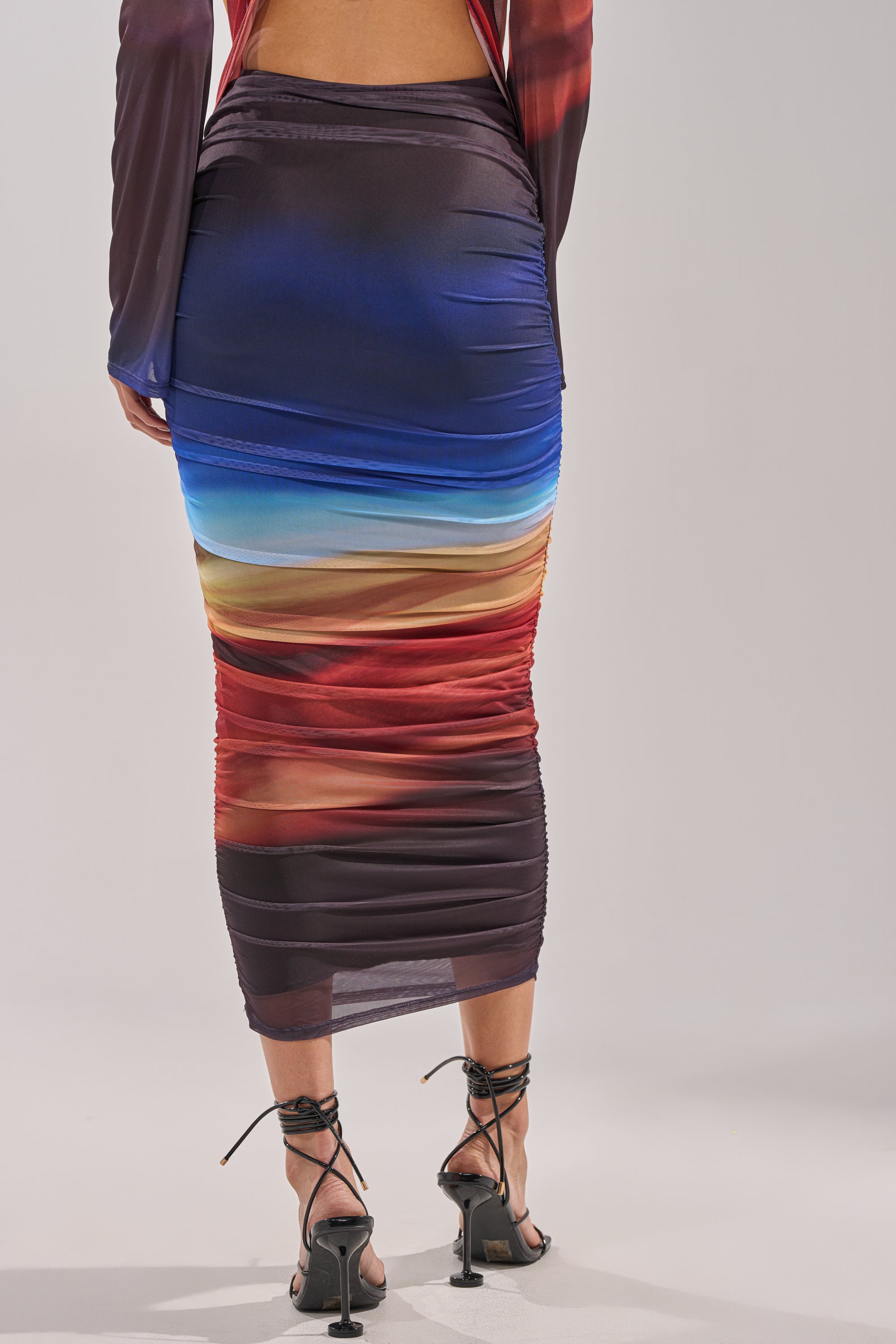 BOOM BOOM MESH MAXI SKIRT - Image 5