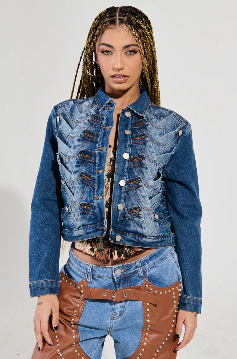 BOTTOMS UP DENIM JACKET - Image 2