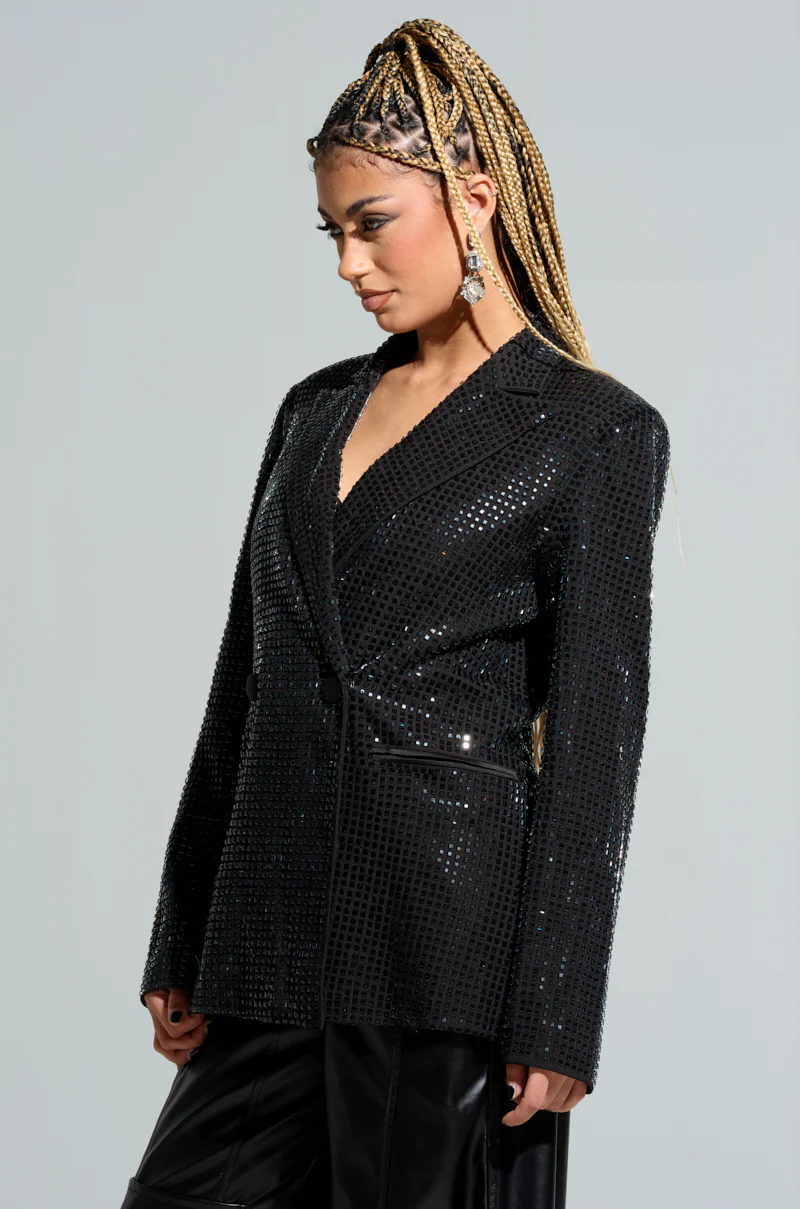 BOTTOMS UP EMBELLISHED BLAZER - Image 2