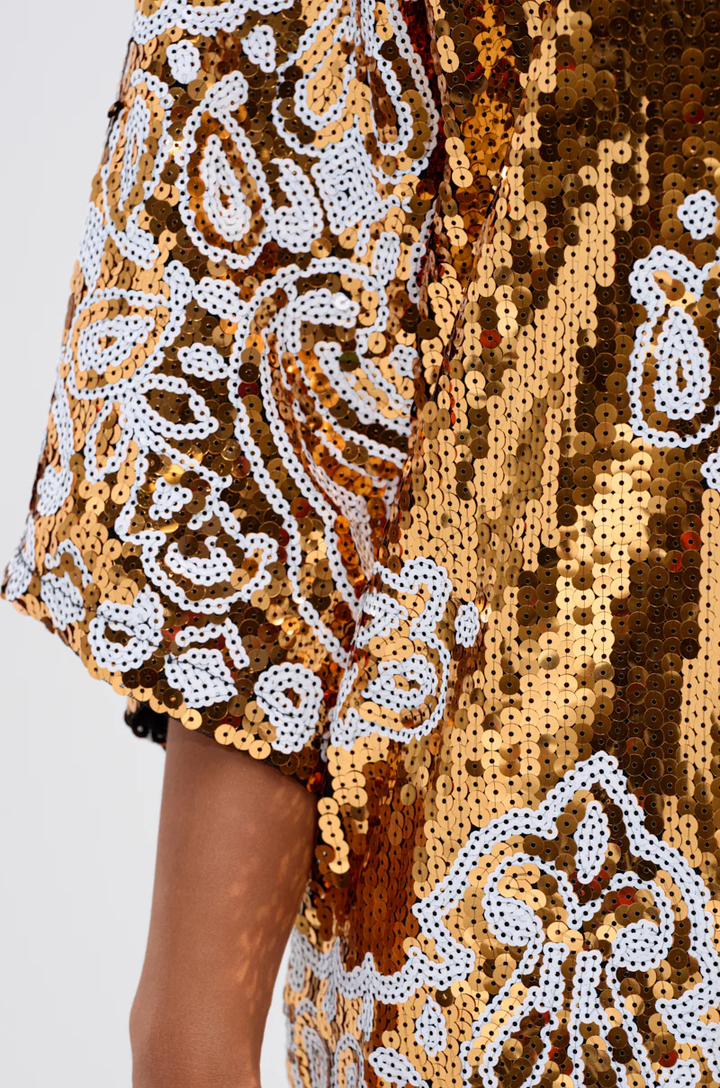 BOUJEE BANDANA SEQUIN MINI DRESS - Image 8