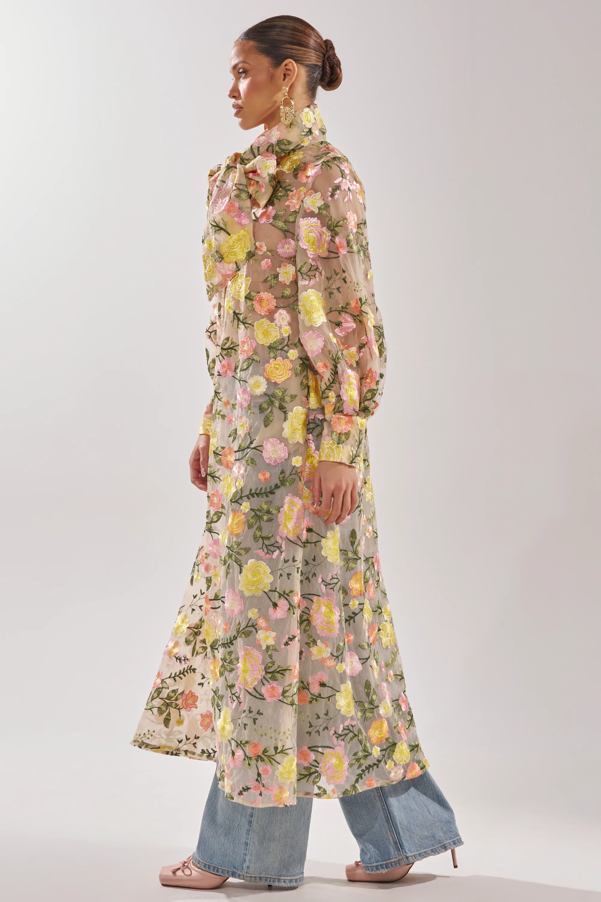 BOUQUET DREAMS FLORAL TULLE DUSTER - Image 7