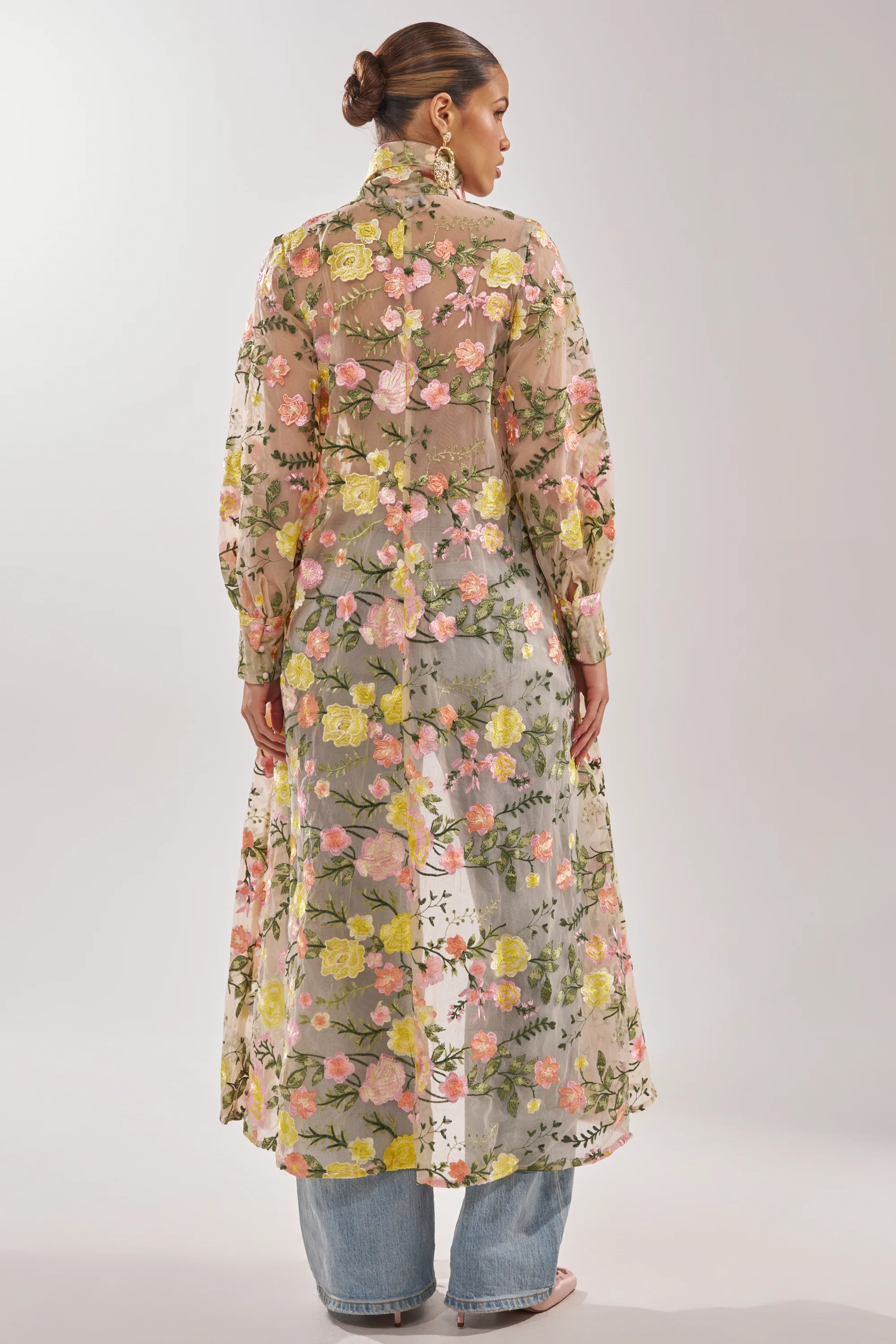 BOUQUET DREAMS FLORAL TULLE DUSTER - Image 8