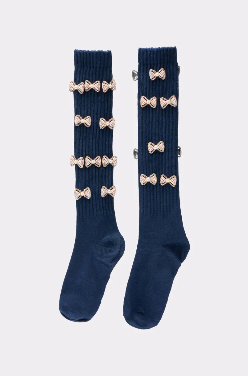 BOW PLEASE CHARM SOCKS - Image 4