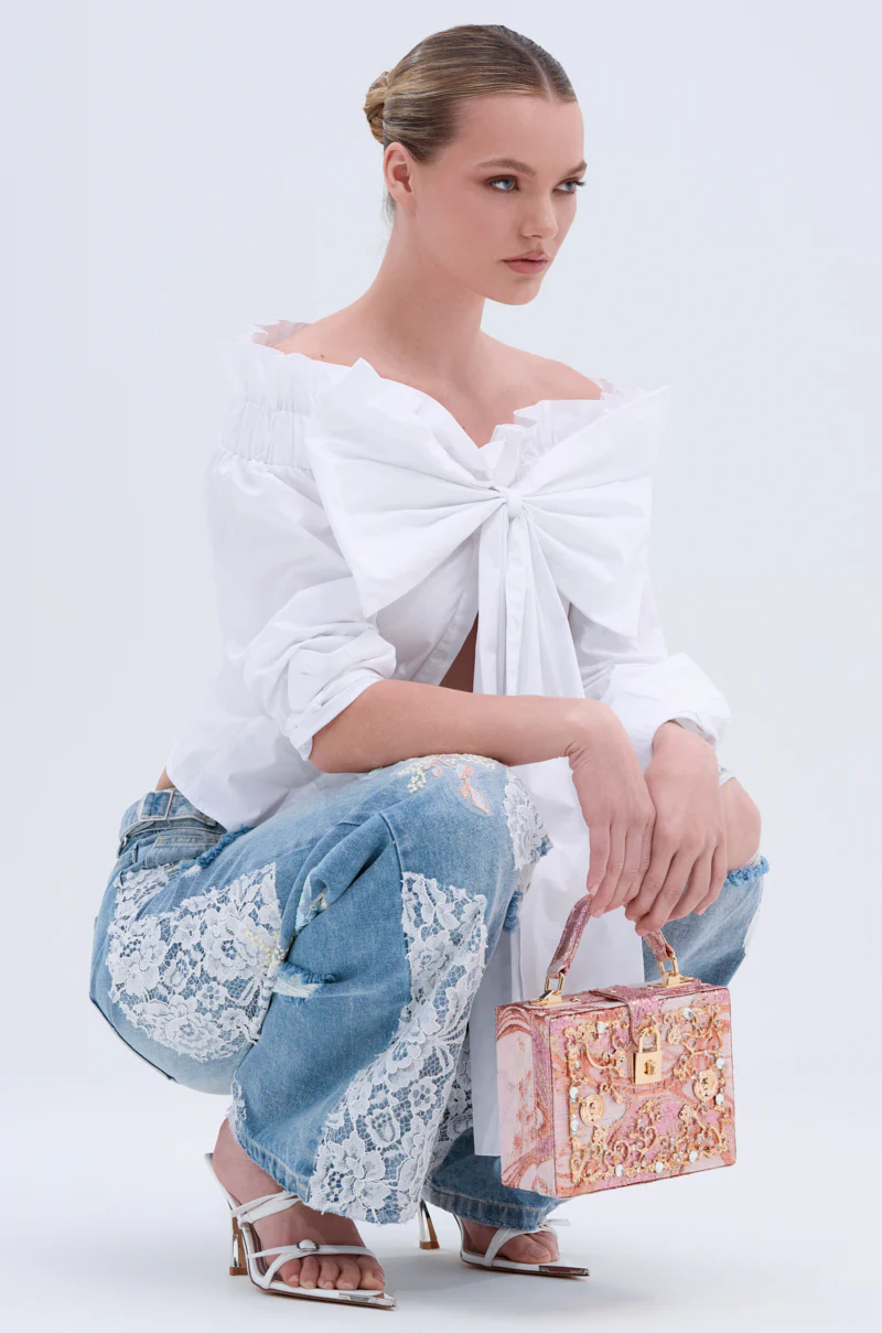 BOWED UP BLOUSE - Image 2