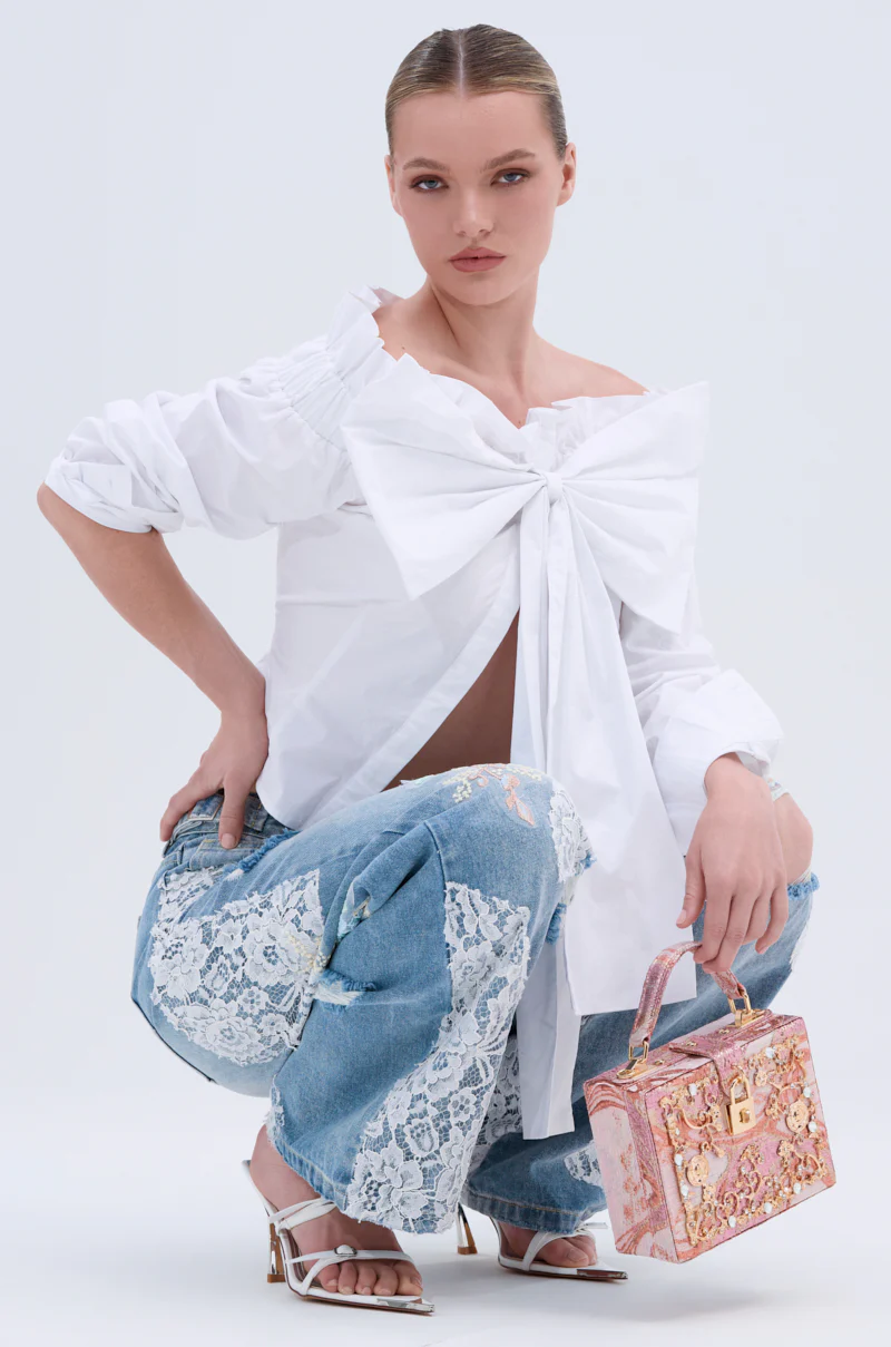 BOWED UP BLOUSE - Image 4