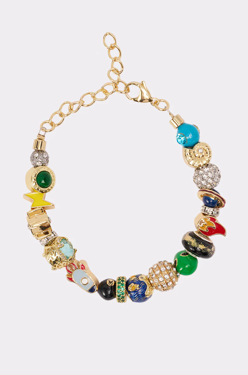 SPACED OUT CHARM BRACELET