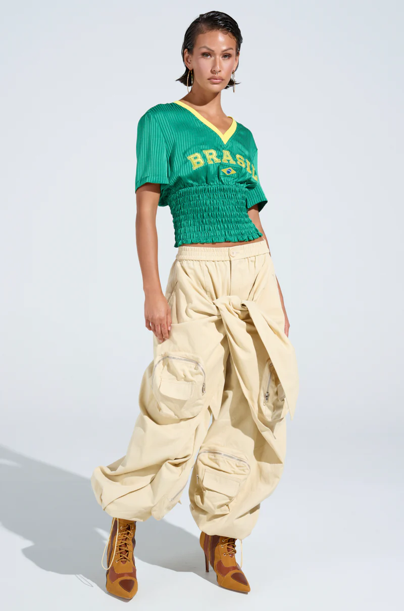 BRASIL RUCHED JERSEY - Image 6