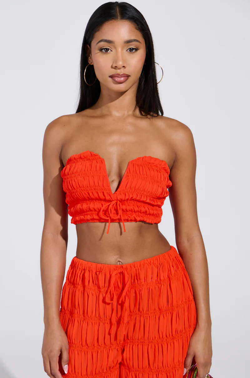 BREAK MY LOVE STRAPLESS CROP TOP - Image 2