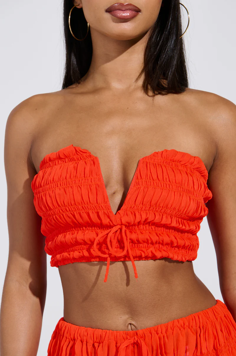 BREAK MY LOVE STRAPLESS CROP TOP - Image 8