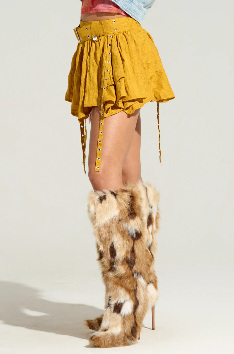BREAK MY SOUL SKIRT IN MUSTARD - Image 3