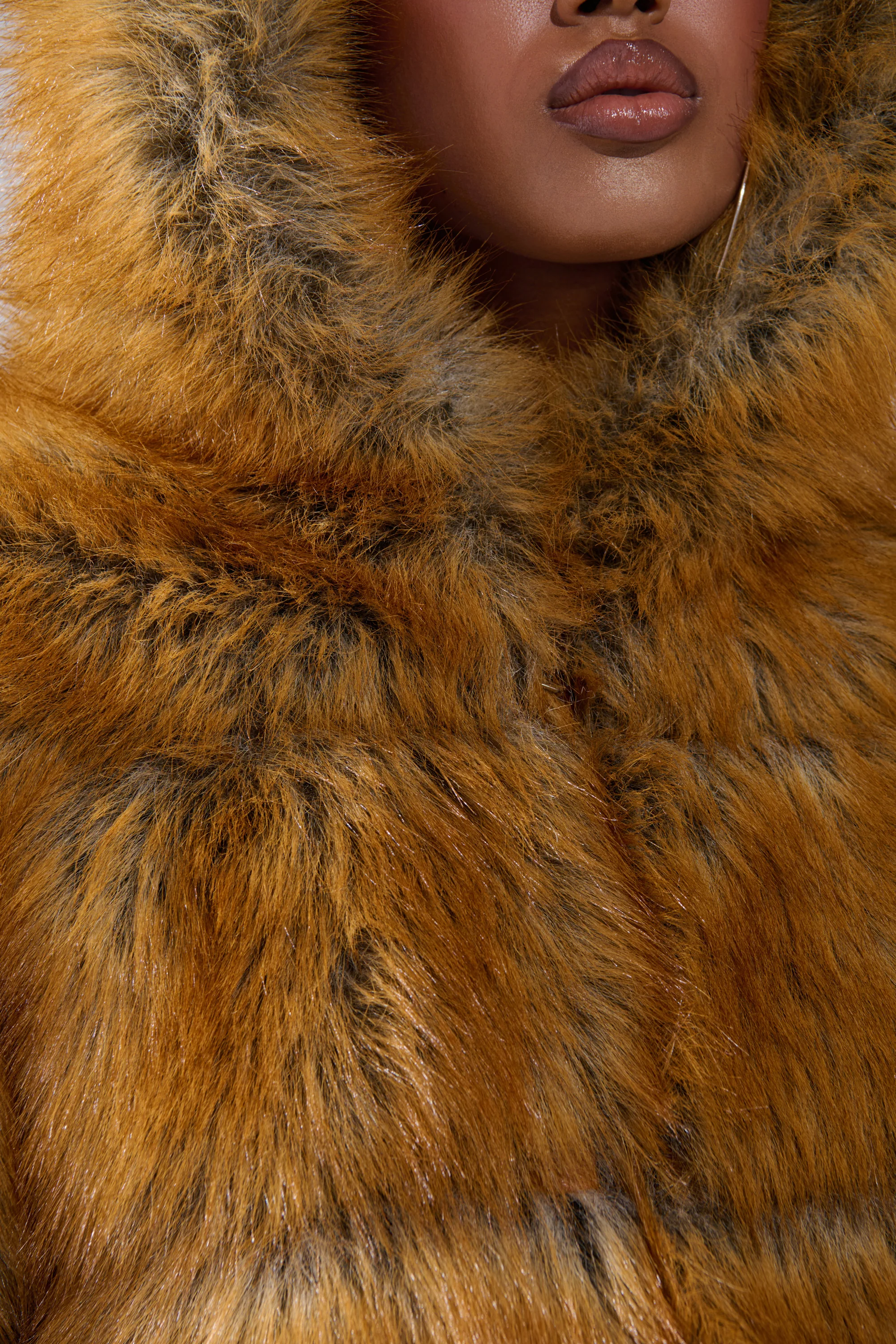 BREAK THE BANK HOODED FAUX FUR - Image 11