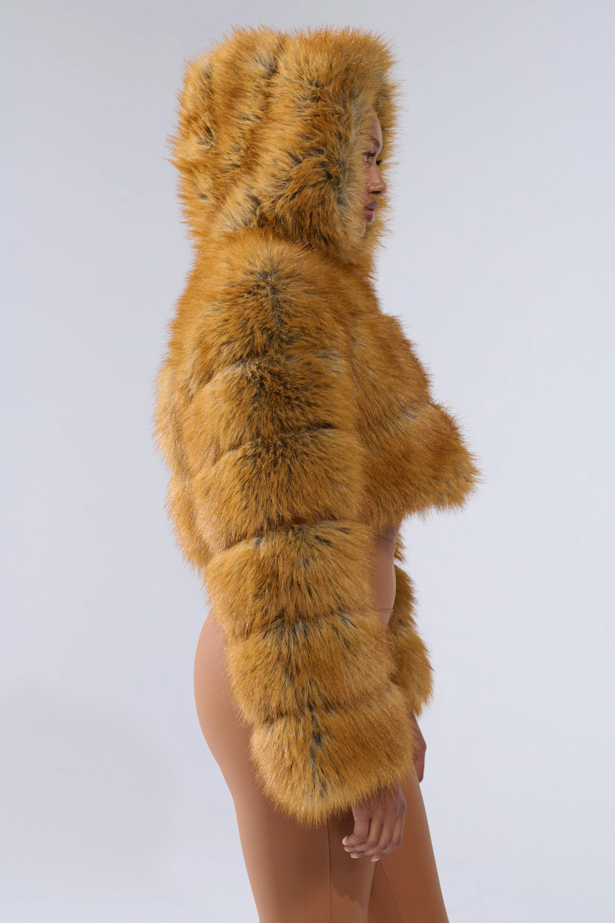BREAK THE BANK HOODED FAUX FUR - Image 7