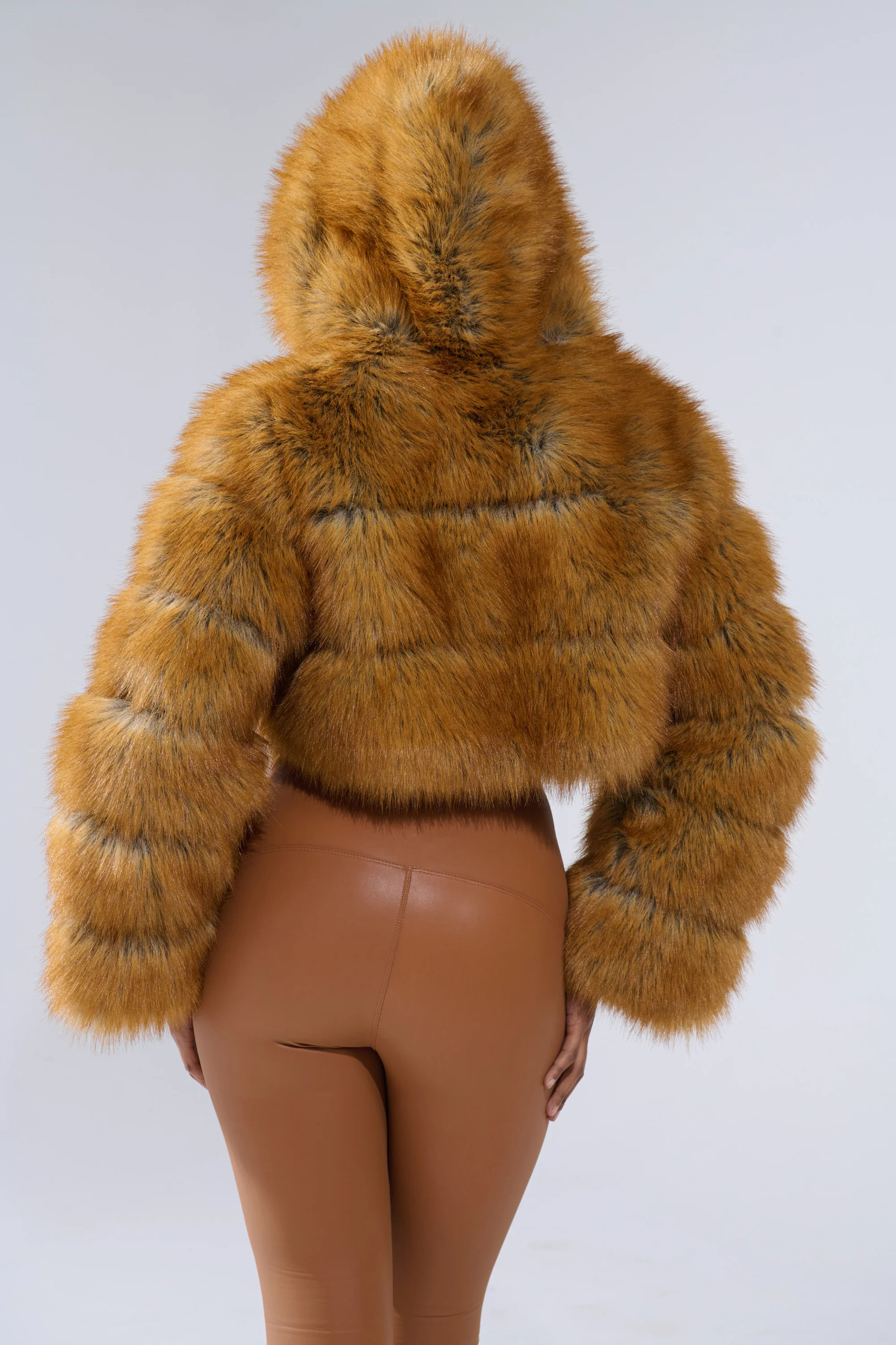 BREAK THE BANK HOODED FAUX FUR - Image 8