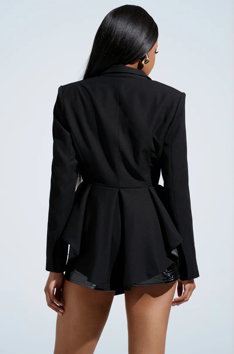 BRIELLE PLEATED BLAZER - Image 4