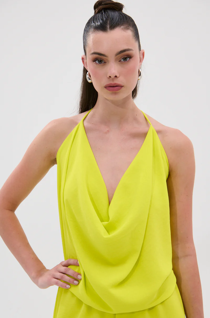 BRIGHTEST IN THE CITY COWL NECK BLOUSE - Image 2