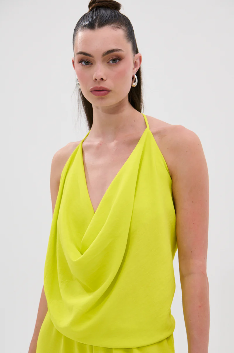 BRIGHTEST IN THE CITY COWL NECK BLOUSE - Image 3