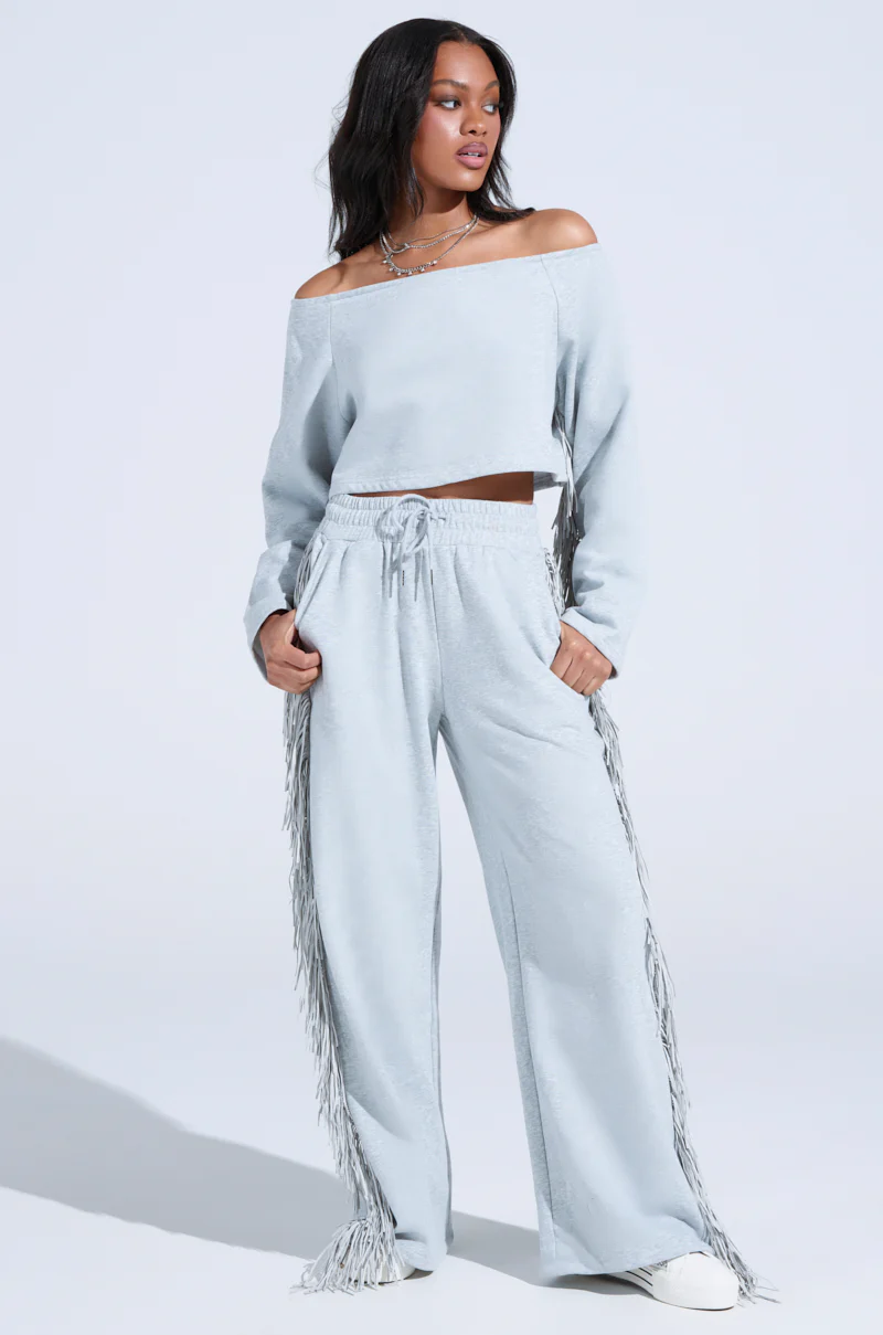 BRINGING IT BACK WIDE LEG JOGGER - Image 8