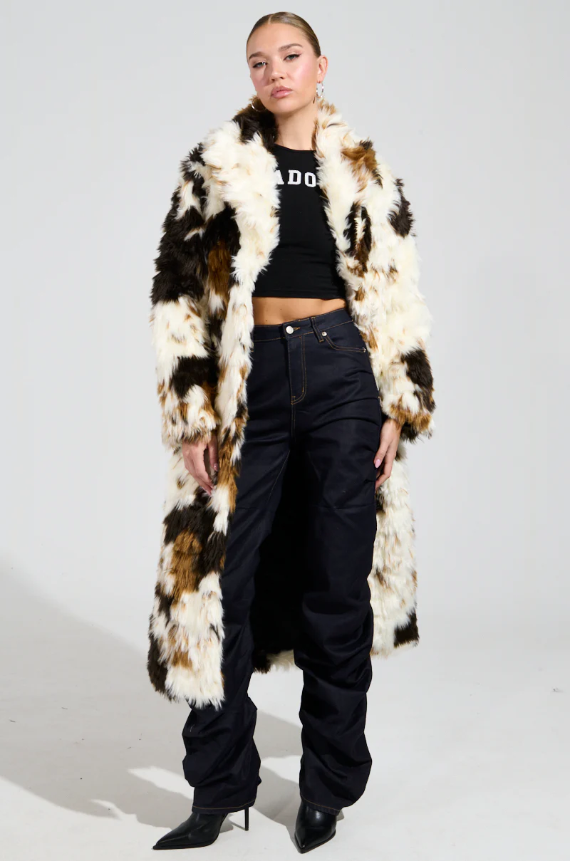 BRONX FAUX FUR COAT - Image 2