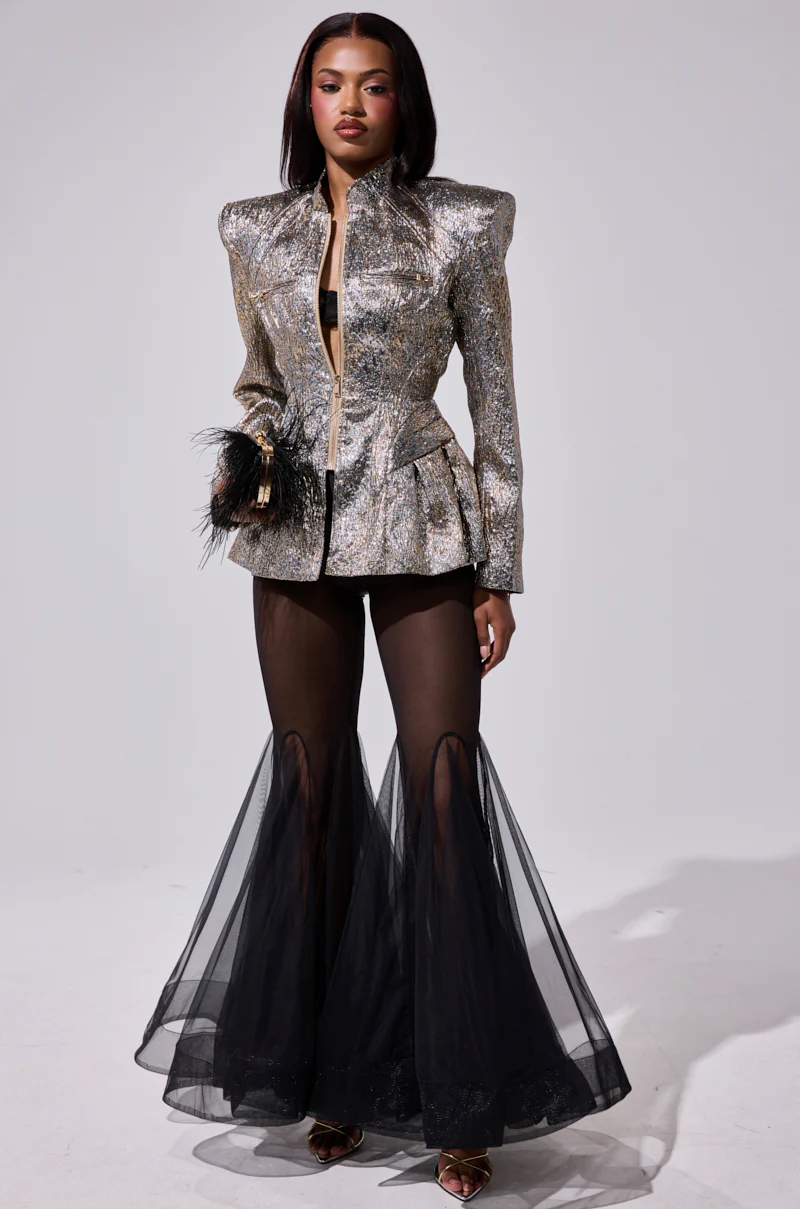 BRONZE BROCADE BLAZER - Image 10